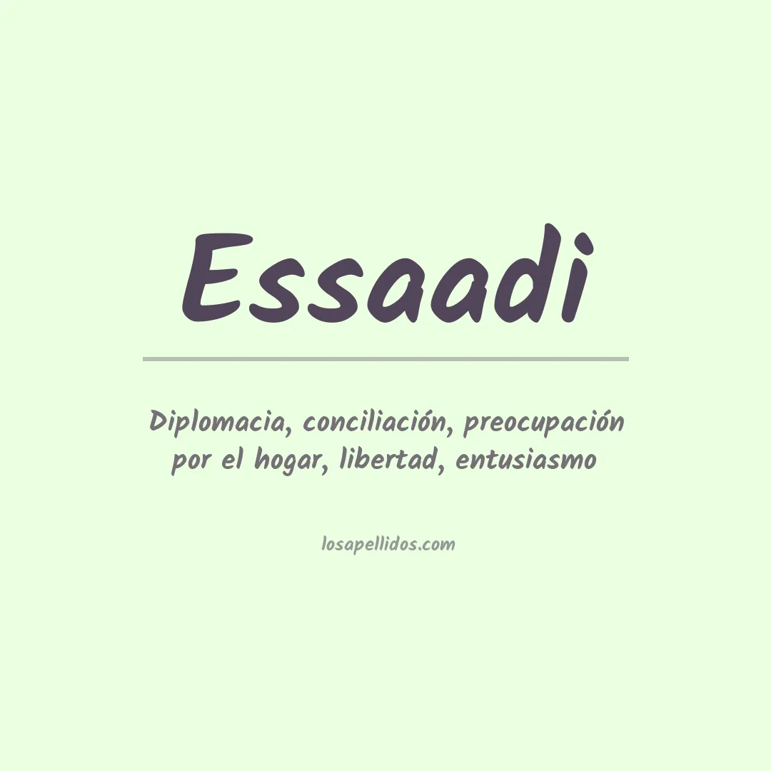 Apellido Essaadi