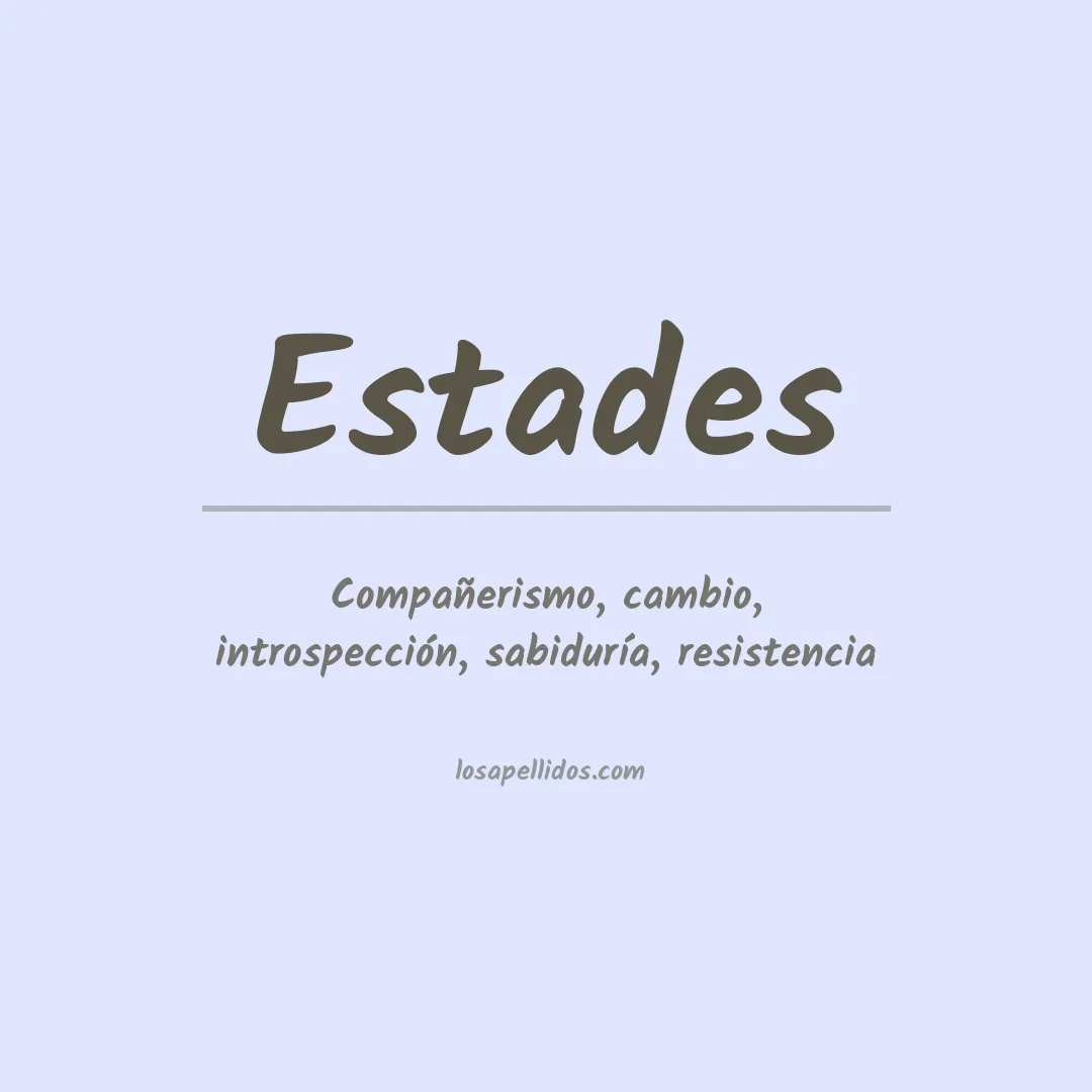 Apellido Estades