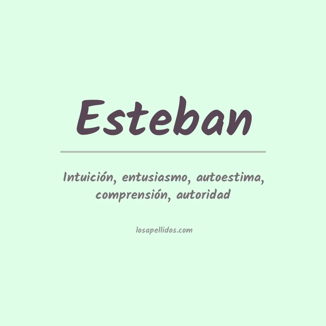 Apellido Esteban