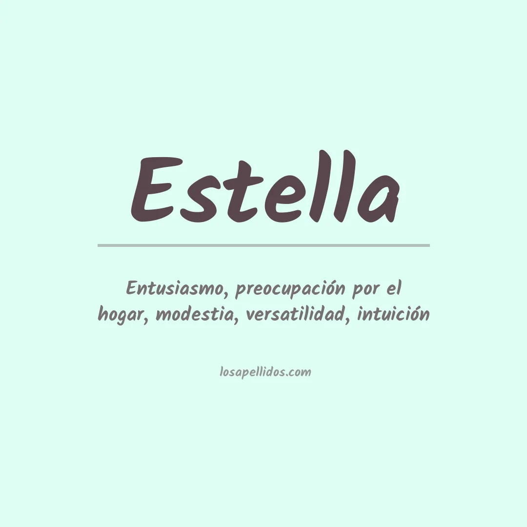 Apellido Estella