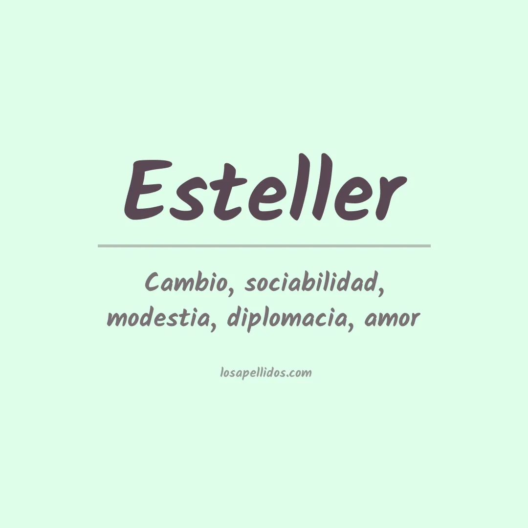 Apellido Esteller