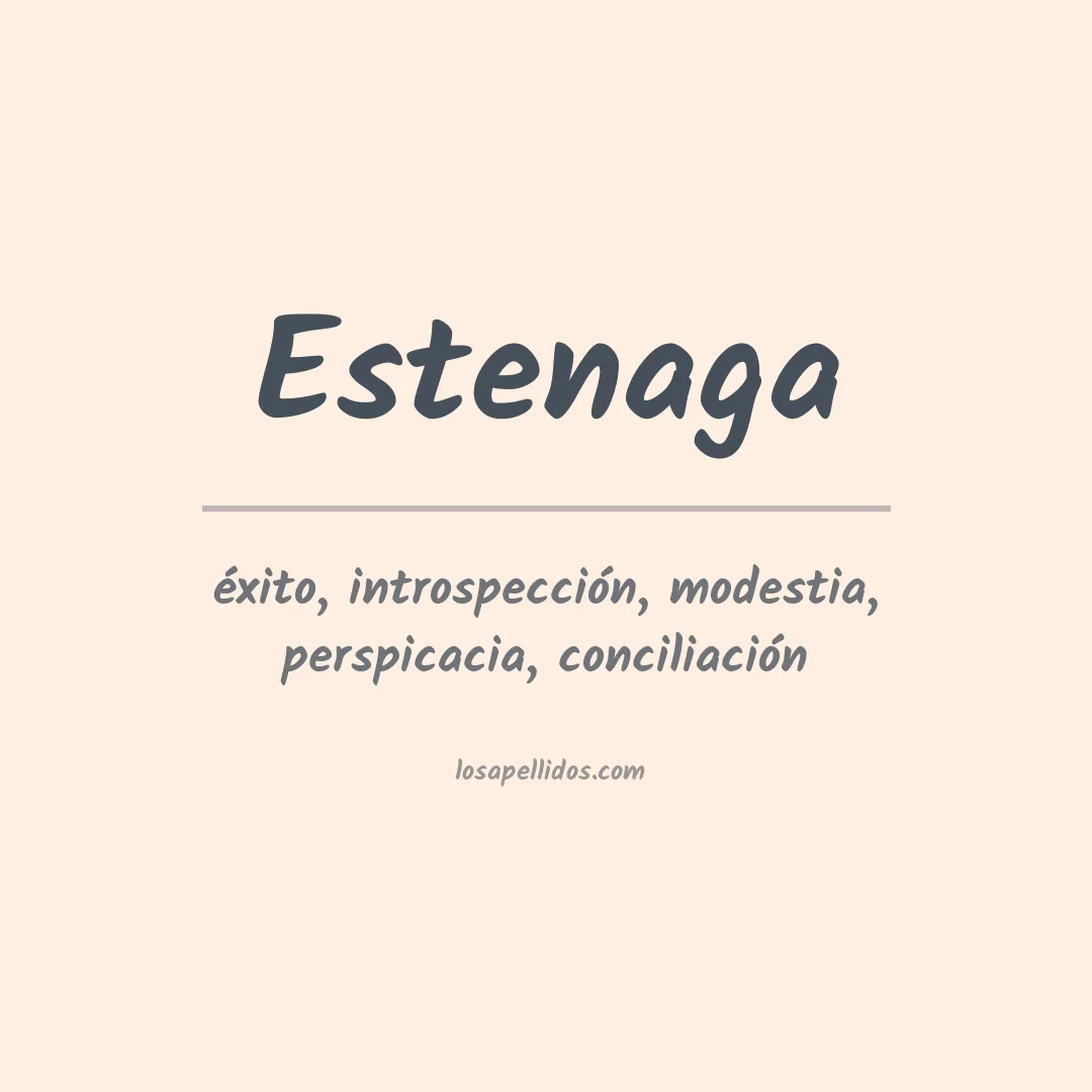 Apellido Estenaga