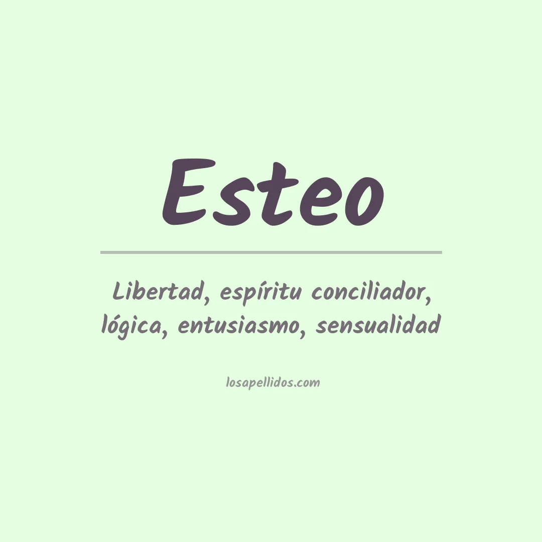 Significado del Apellido Esteo