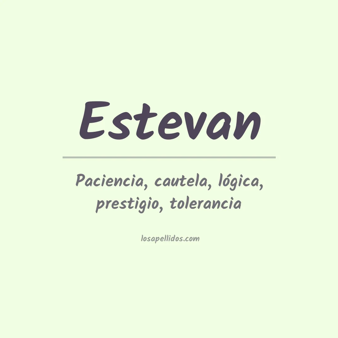 Apellido Estevan