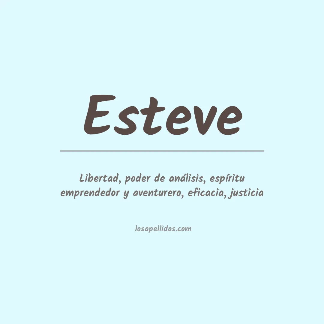 Apellido Esteve