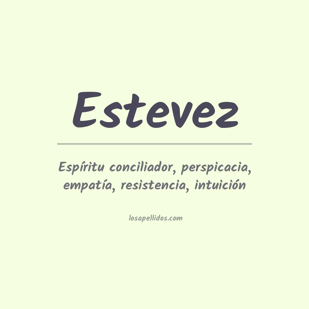 Apellido Estévez
