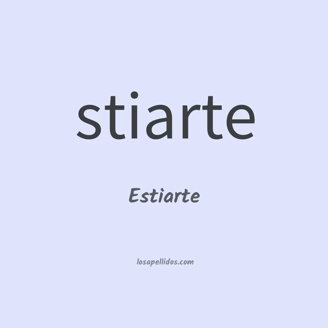 Estiarte en chino