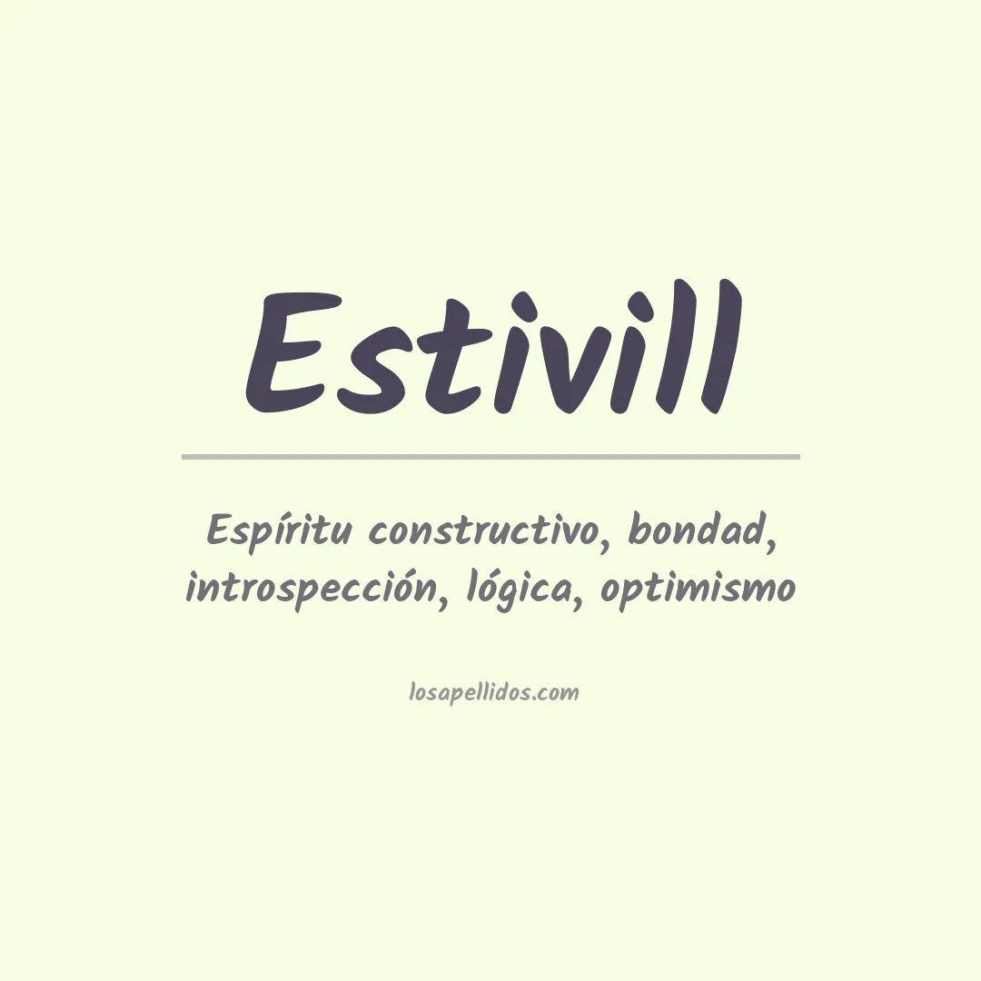 Apellido Estivill