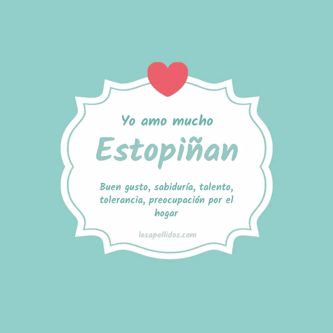 Yo amo mucho Estopiñan
