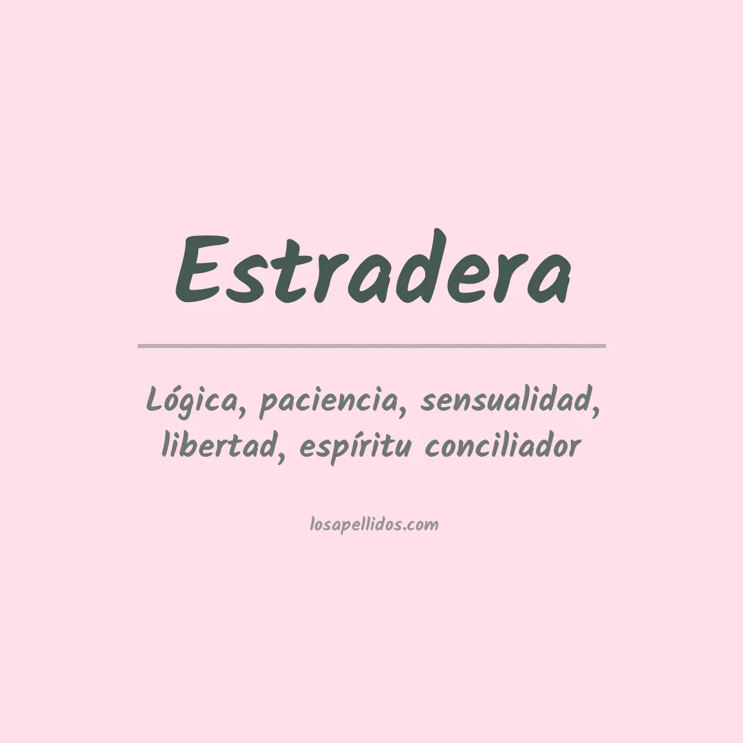 Apellido Estradera