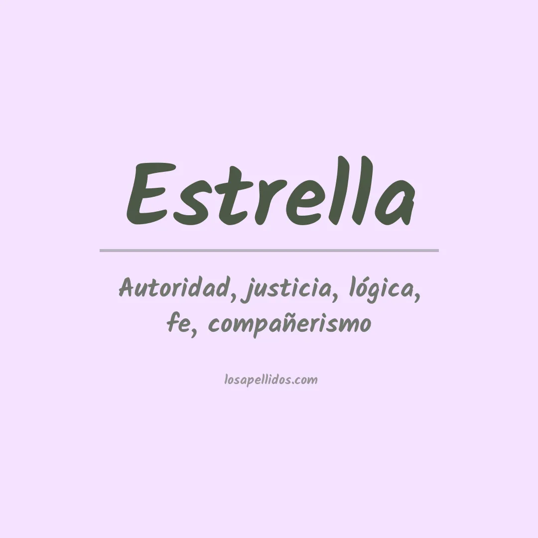 Apellido Estrella