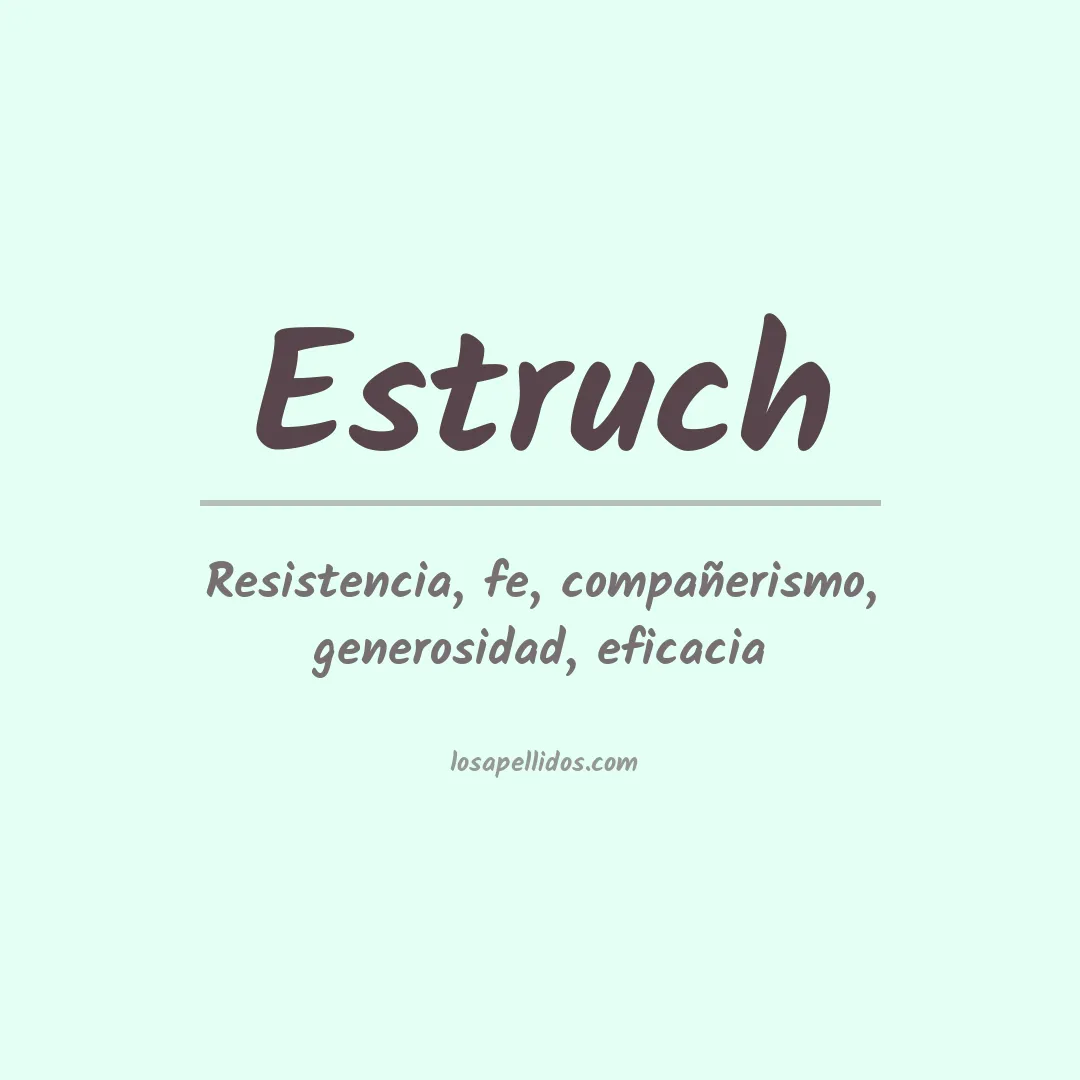 Apellido Estruch