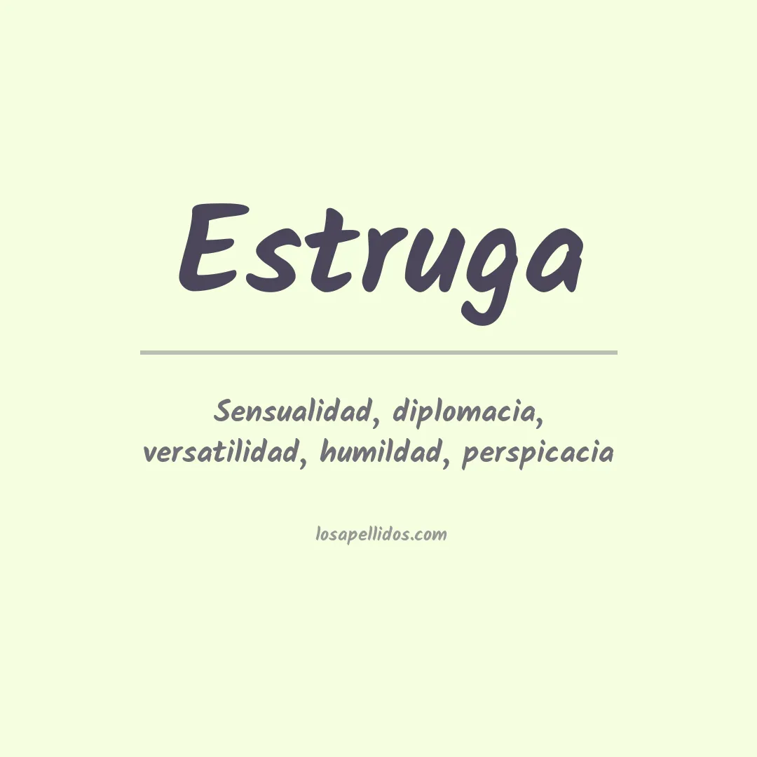 Apellido Estruga
