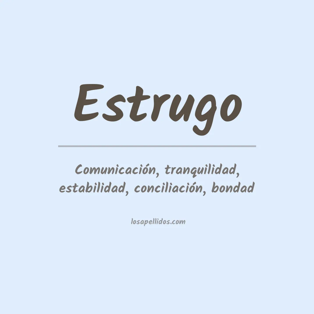 Apellido Estrugo