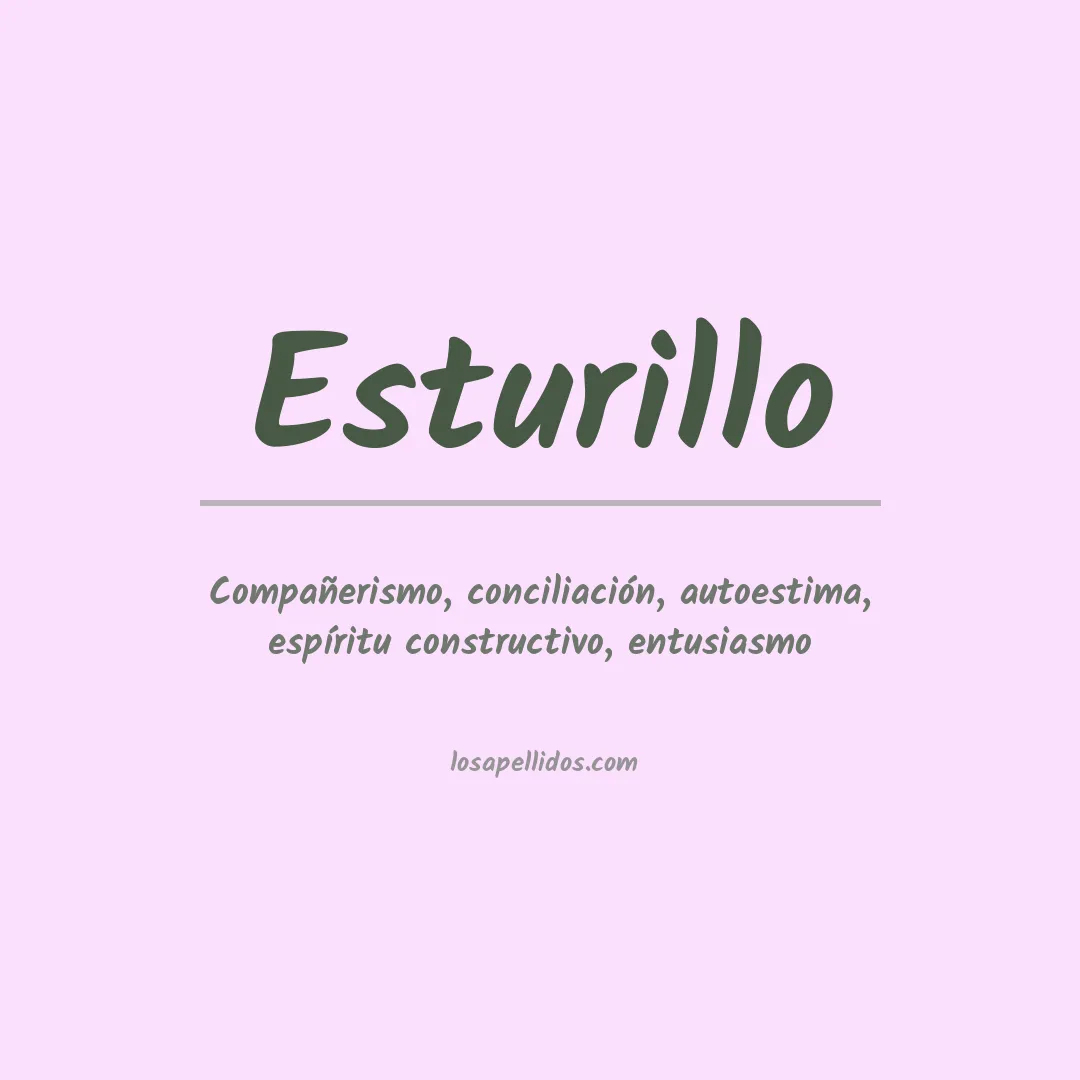 Apellido Esturillo