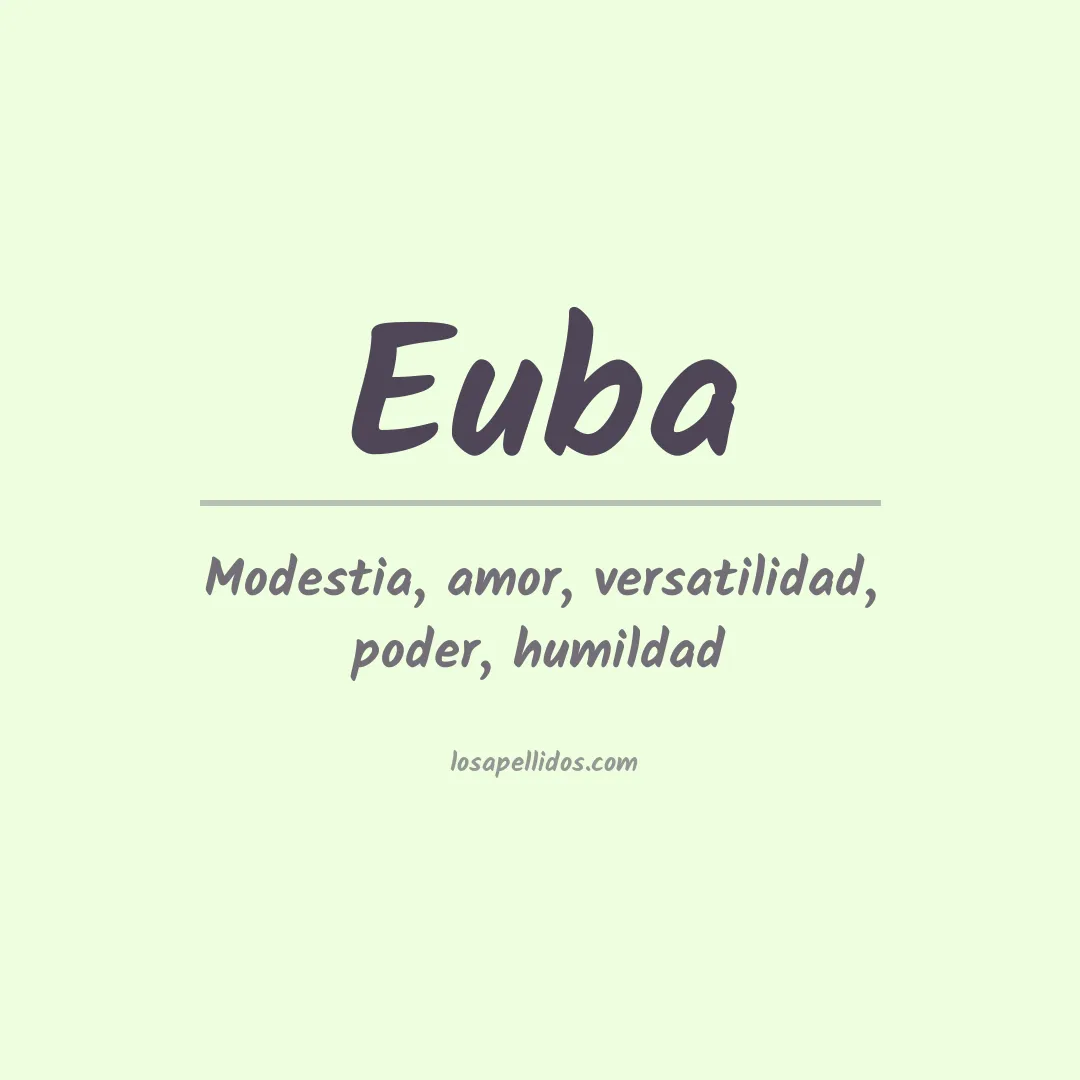Apellido Euba