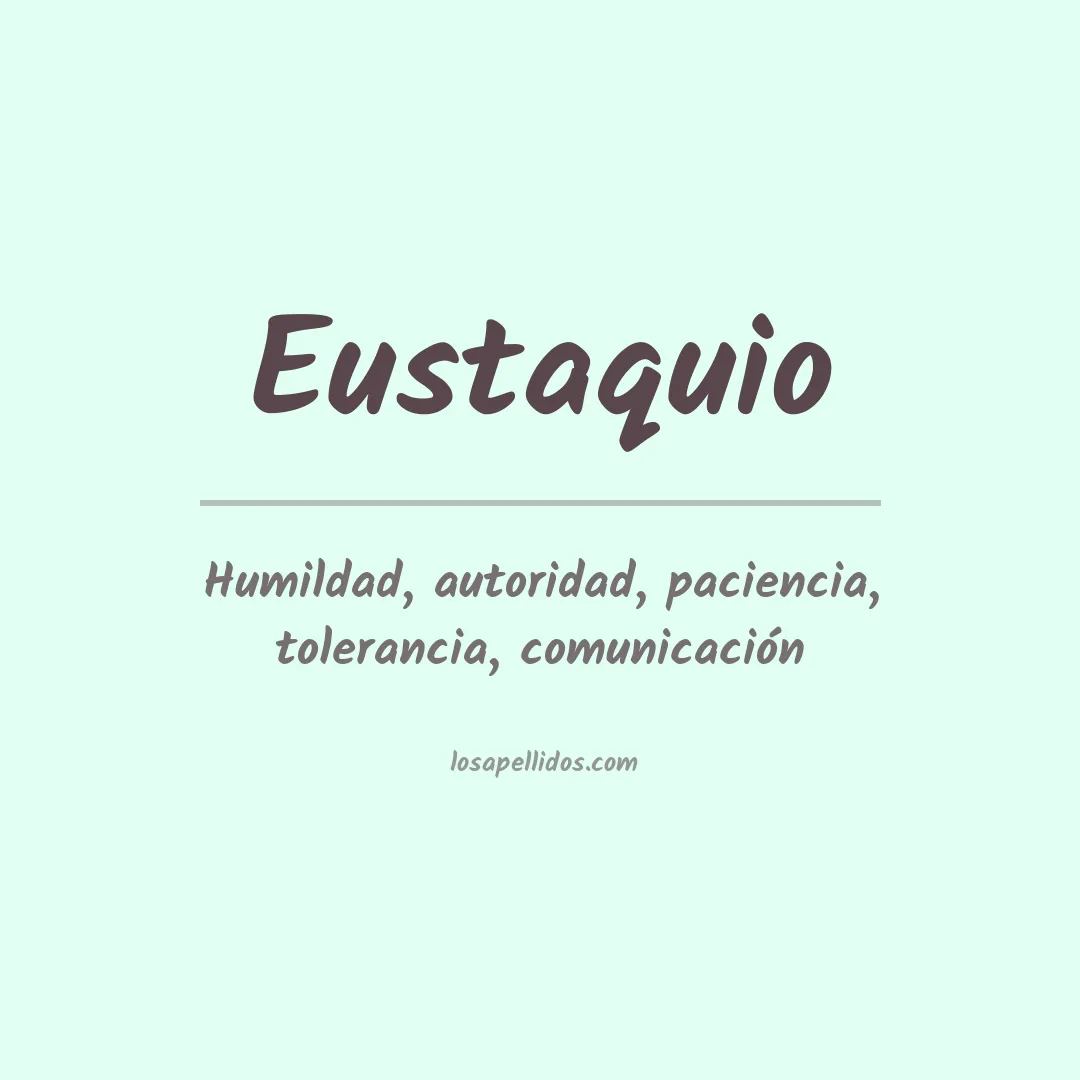 Apellido Eustaquio