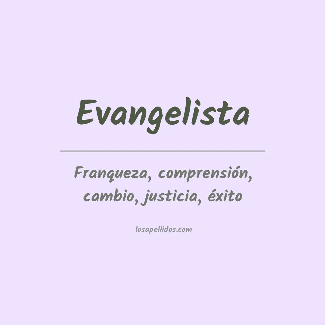 Apellido Evangelista
