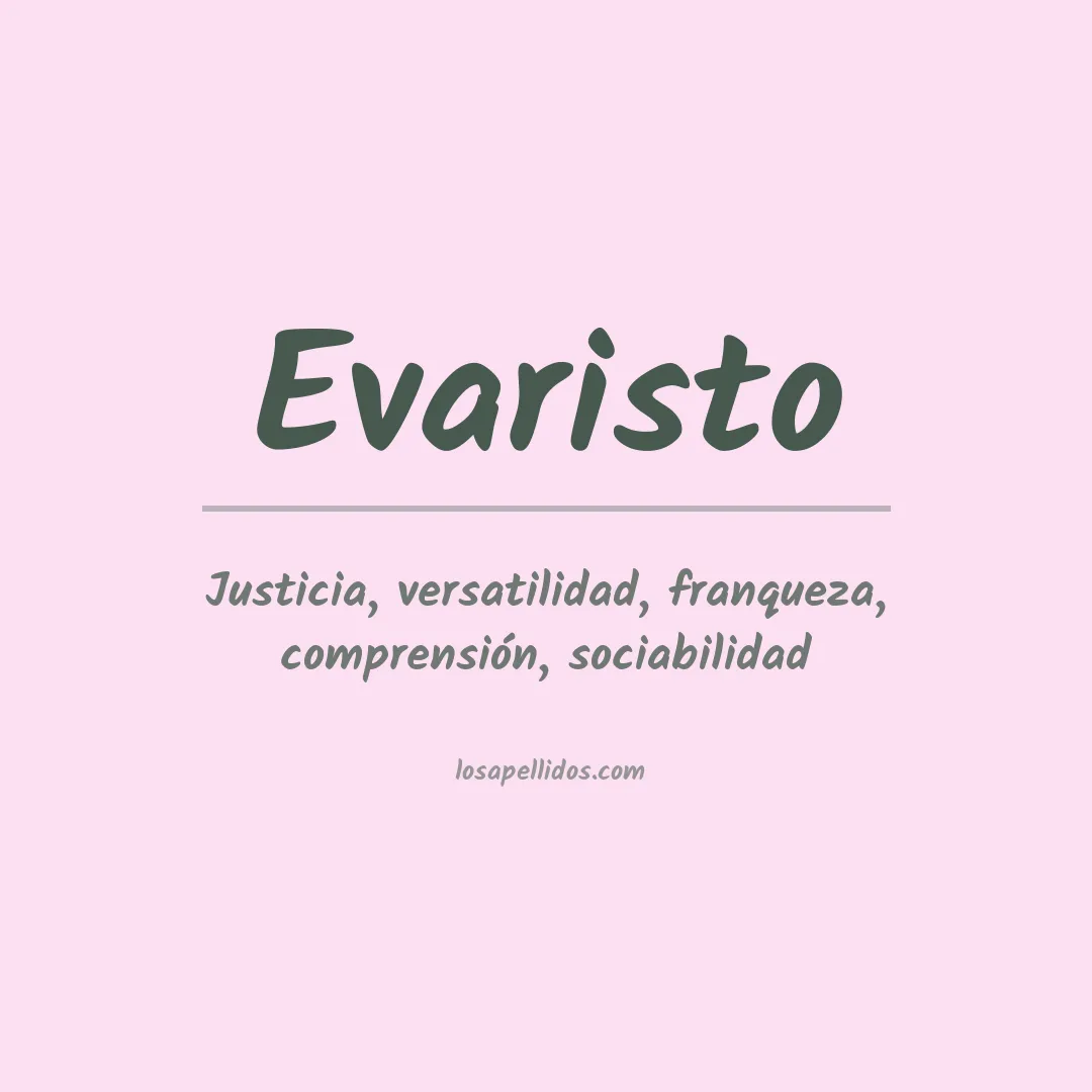 Apellido Evaristo