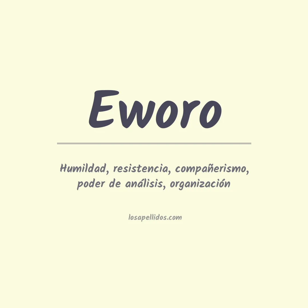 Apellido Eworo