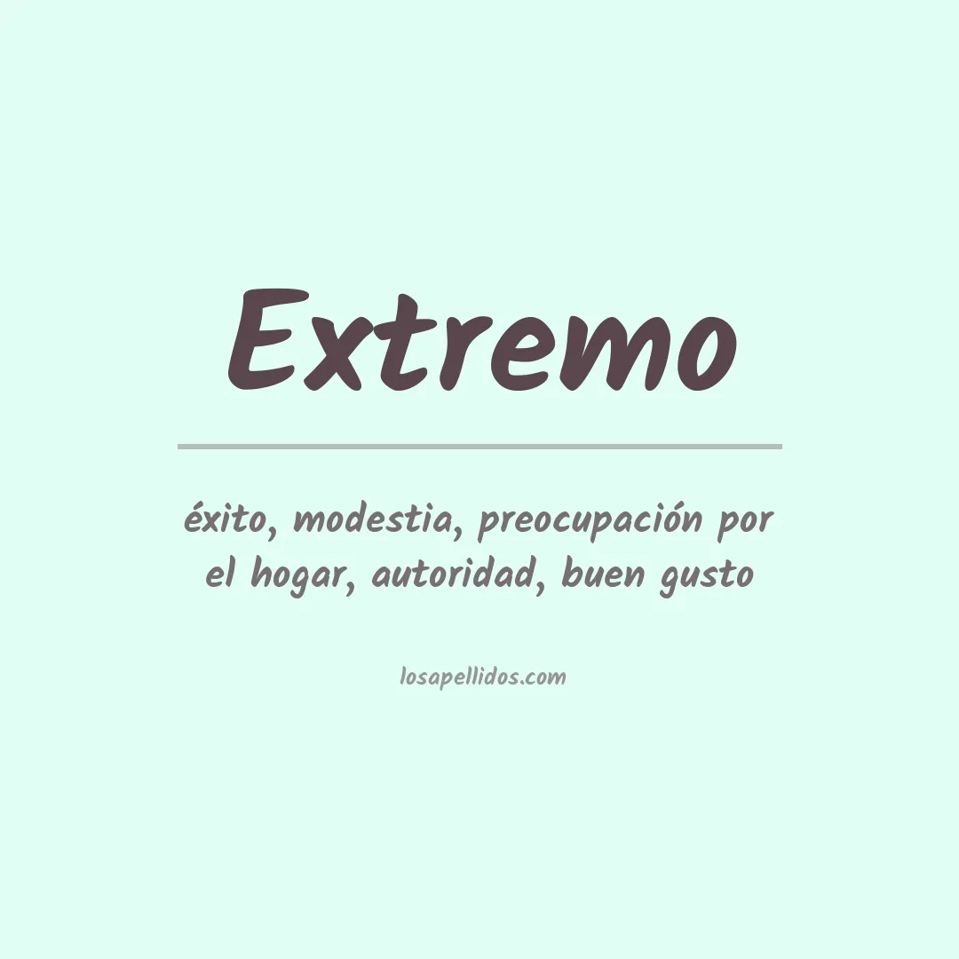 Apellido Extremo