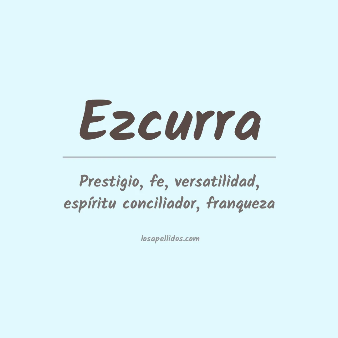 Apellido Ezcurra