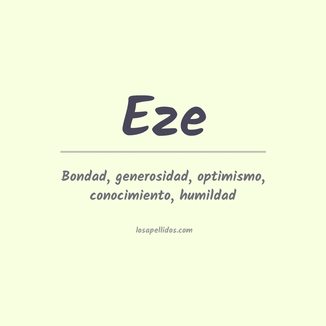 Apellido Eze
