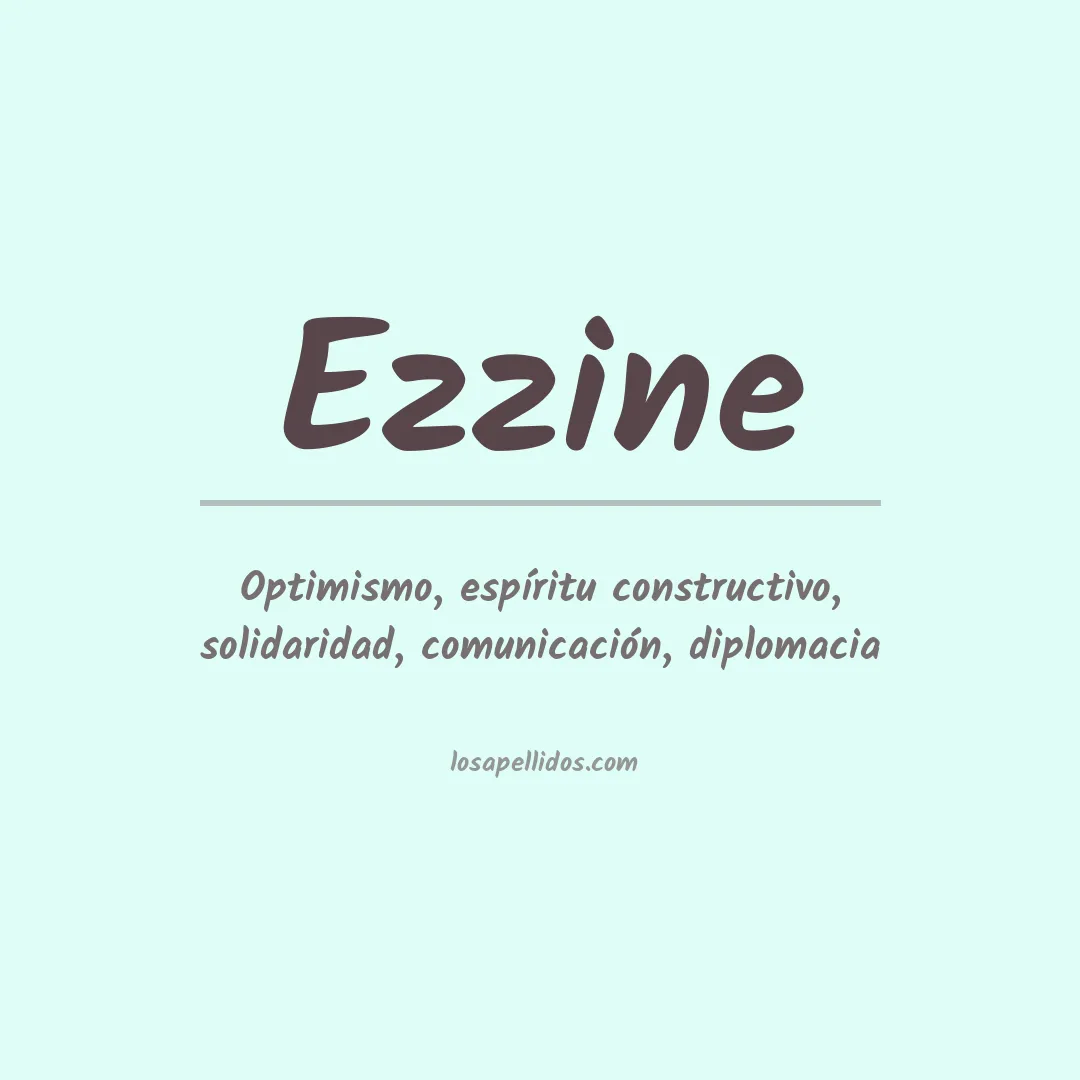 Apellido Ezzine