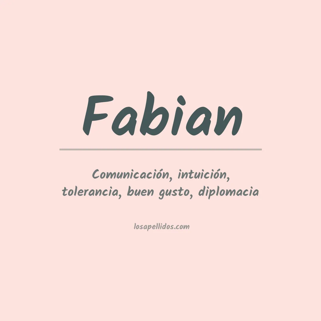 Apellido Fabian