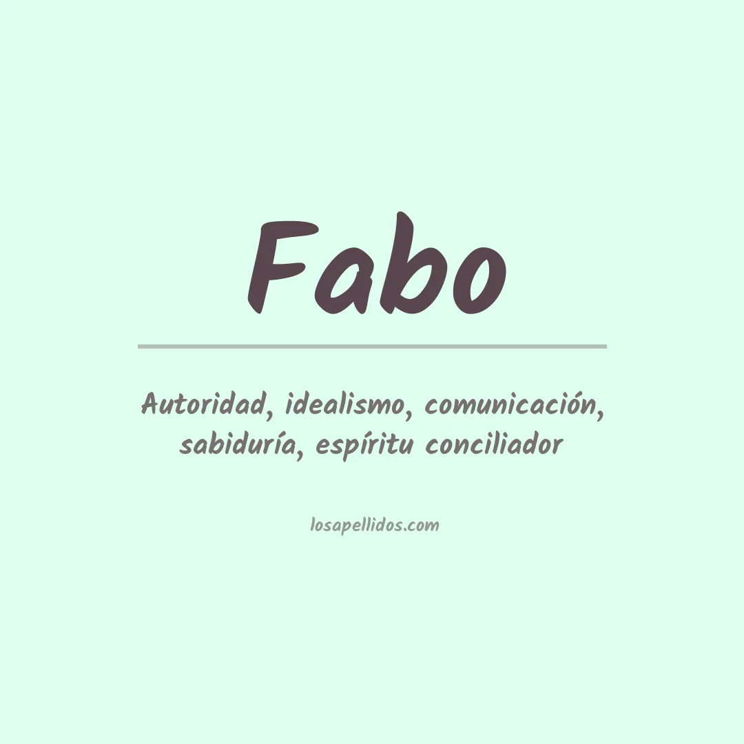 Apellido Fabo
