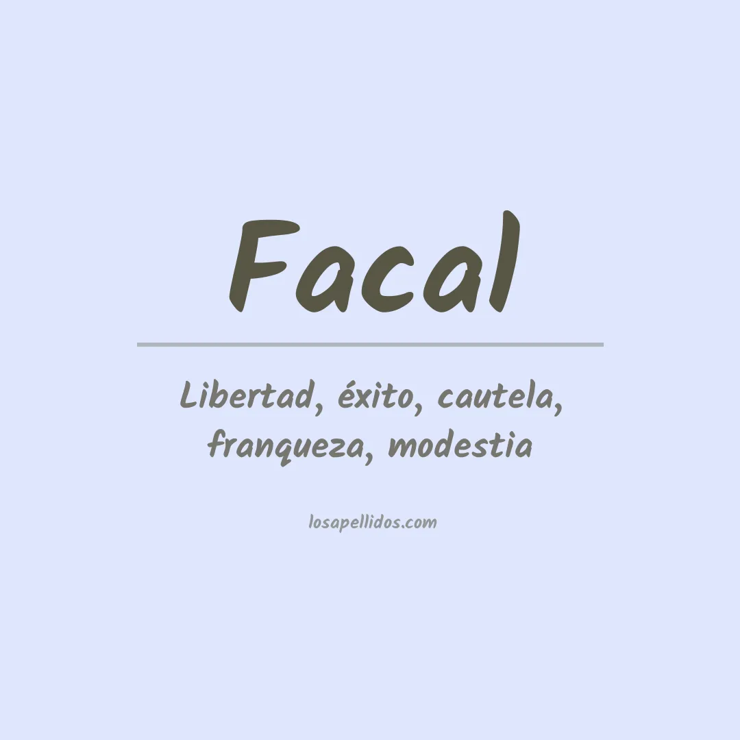 Apellido Facal