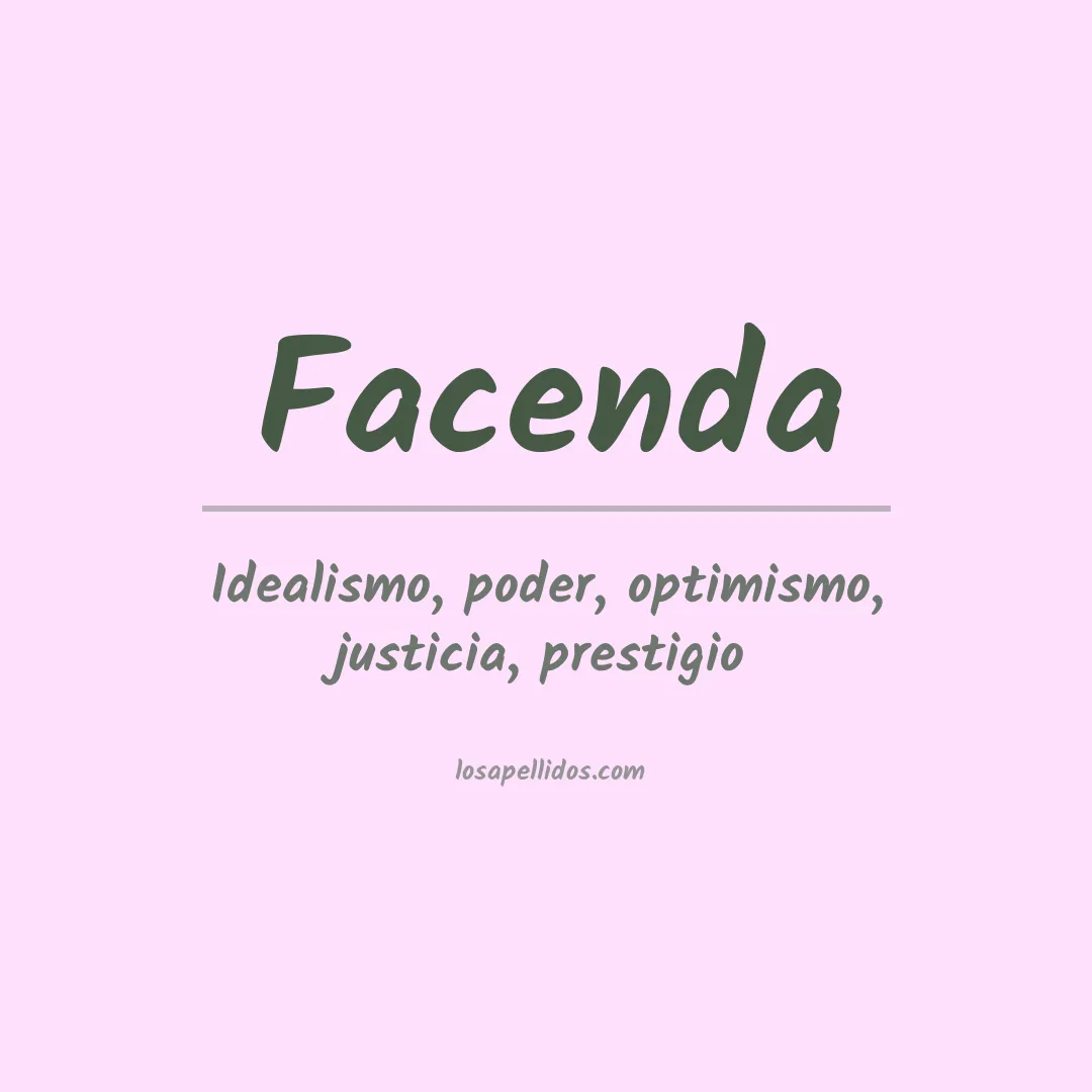 Apellido Facenda