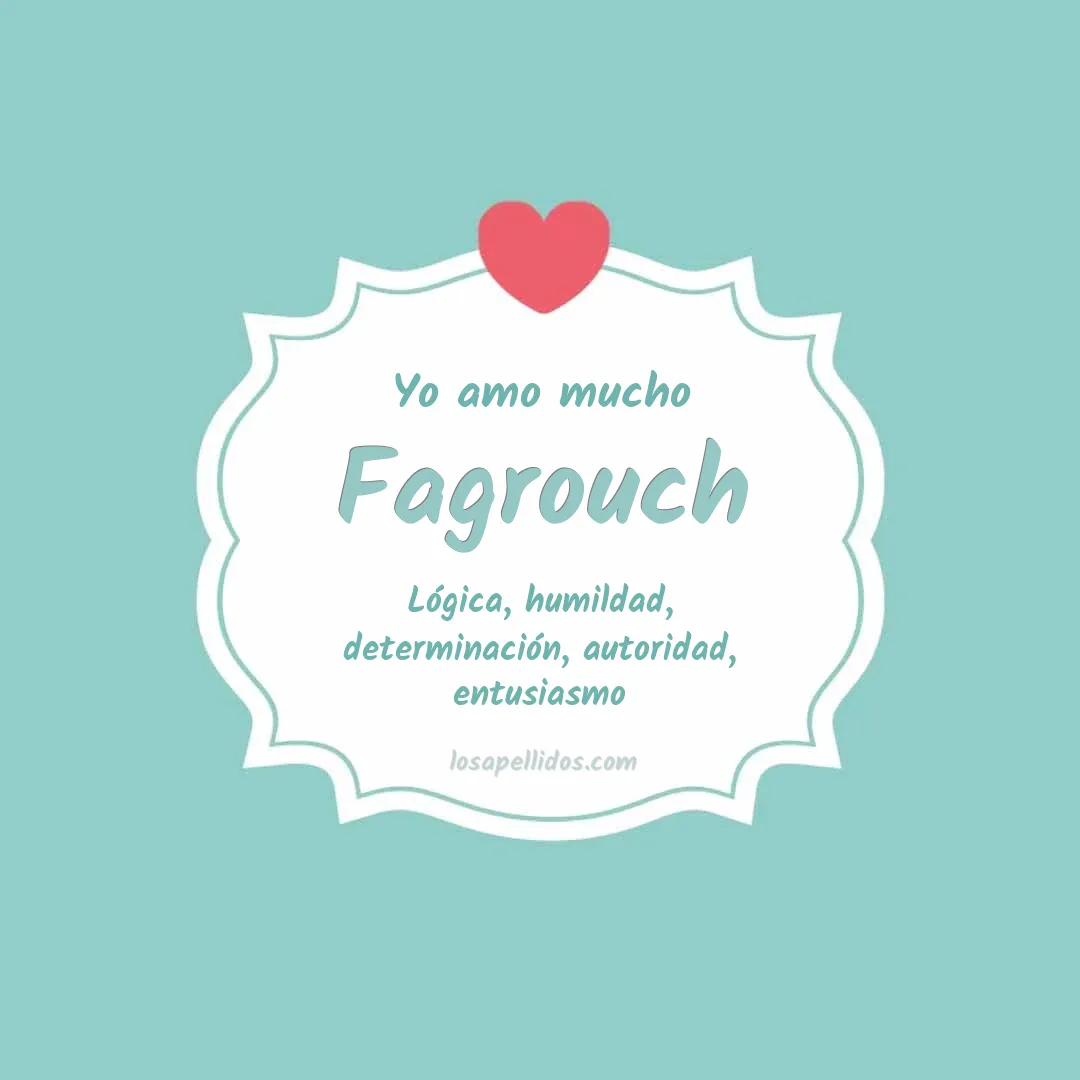 Yo amo mucho Fagrouch