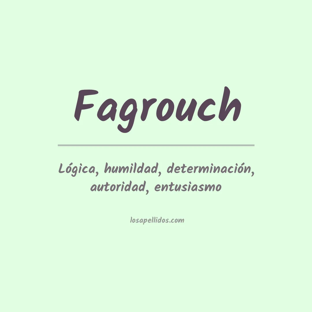 Apellido Fagrouch