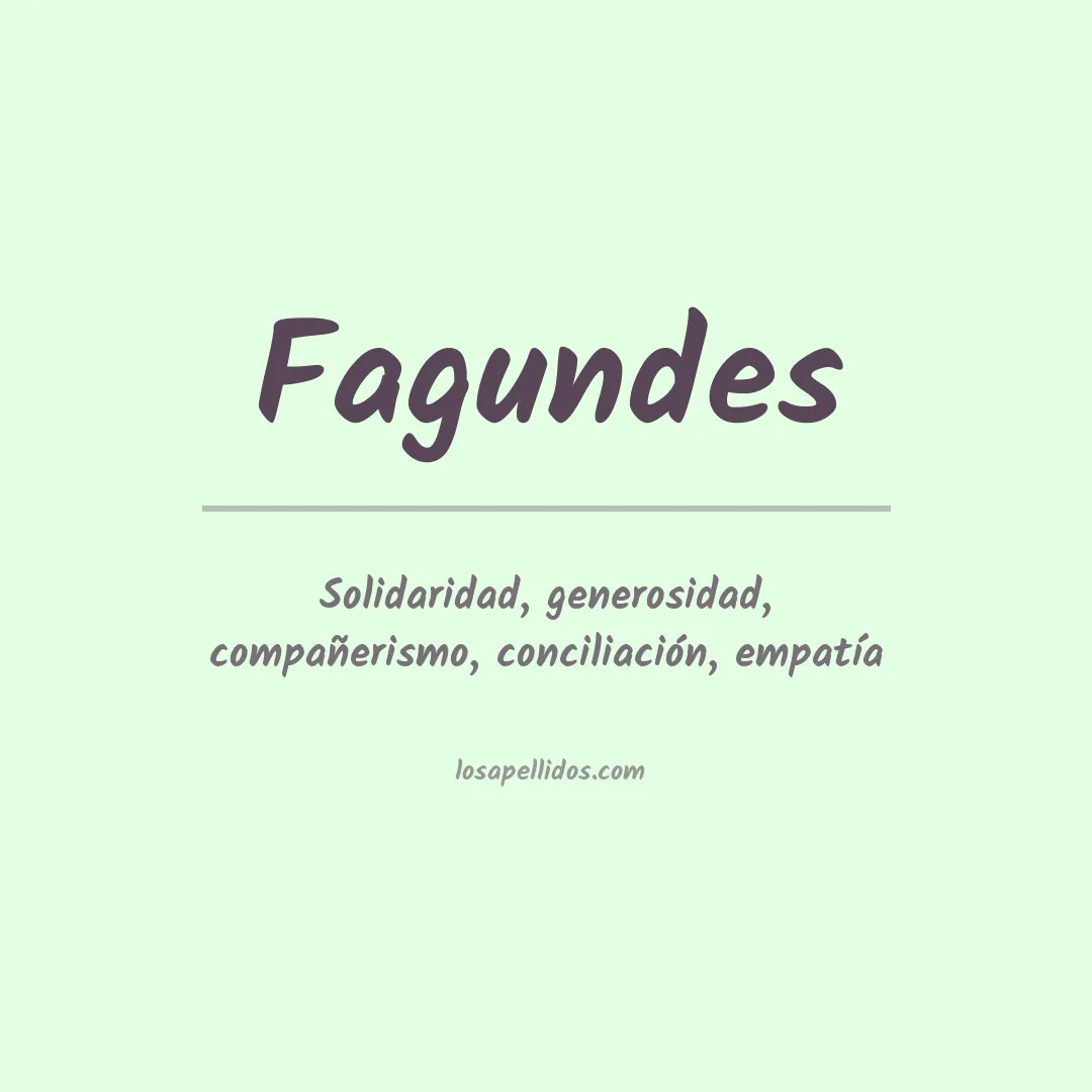 Apellido Fagundes