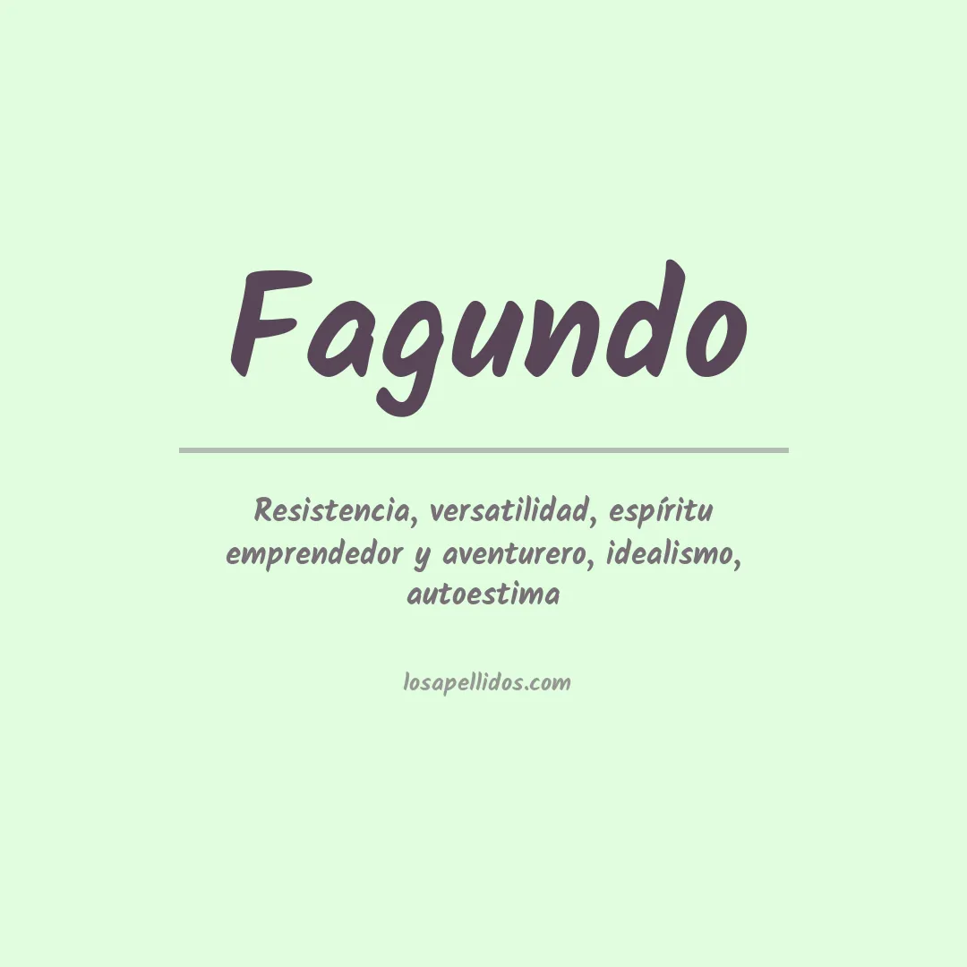 Apellido Fagundo