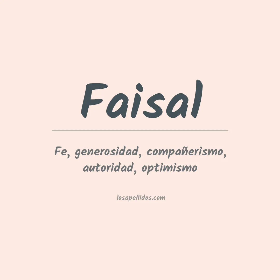Apellido Faisal