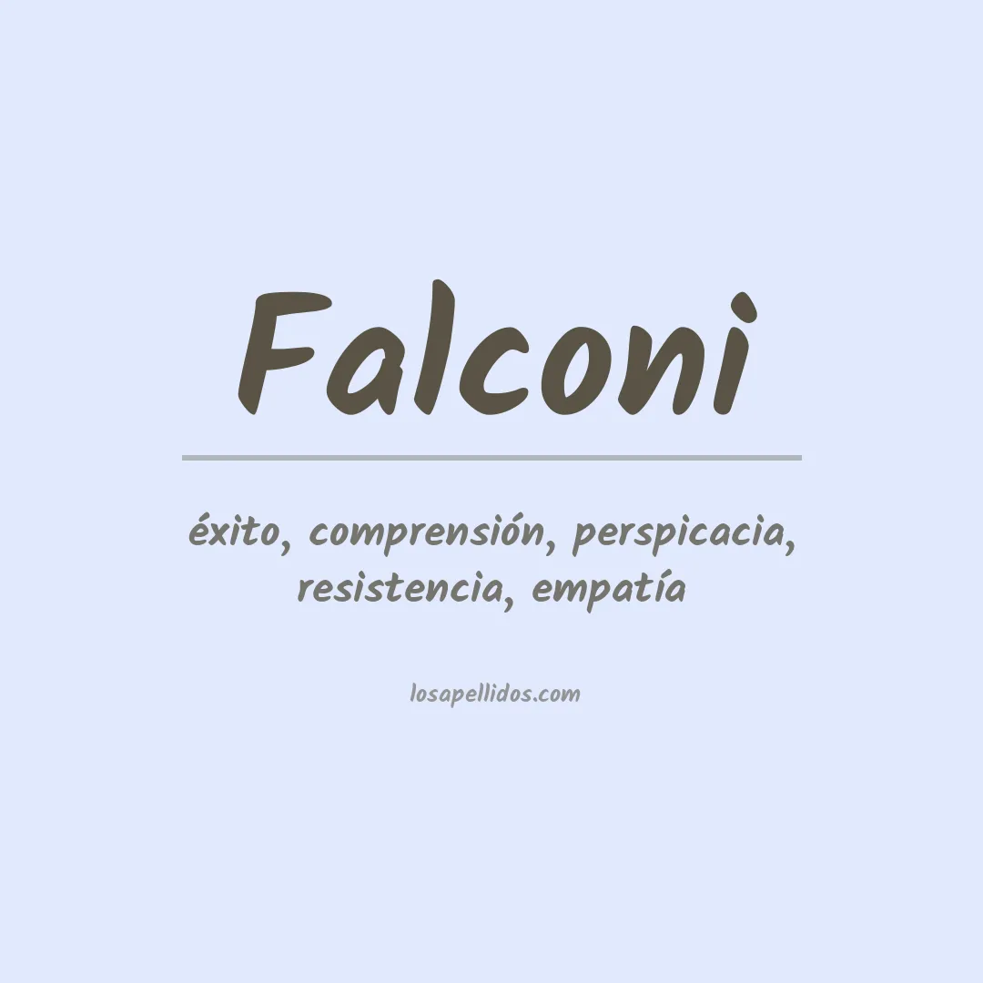 Apellido Falconi