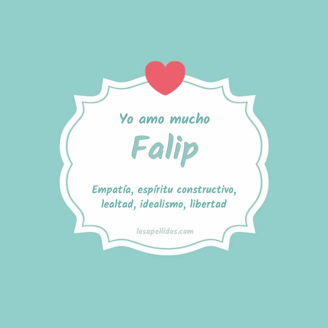 Yo amo mucho Falip