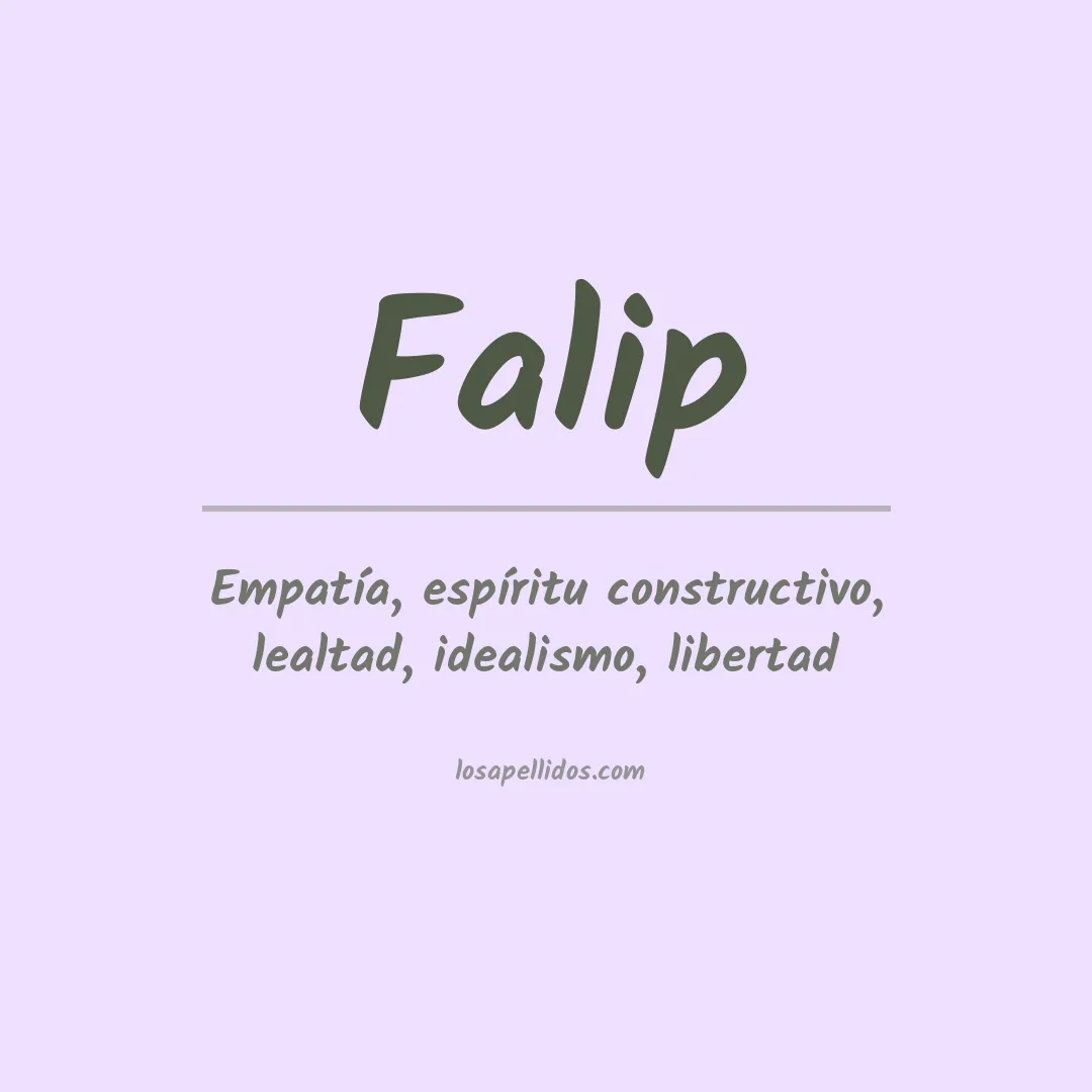 Apellido Falip