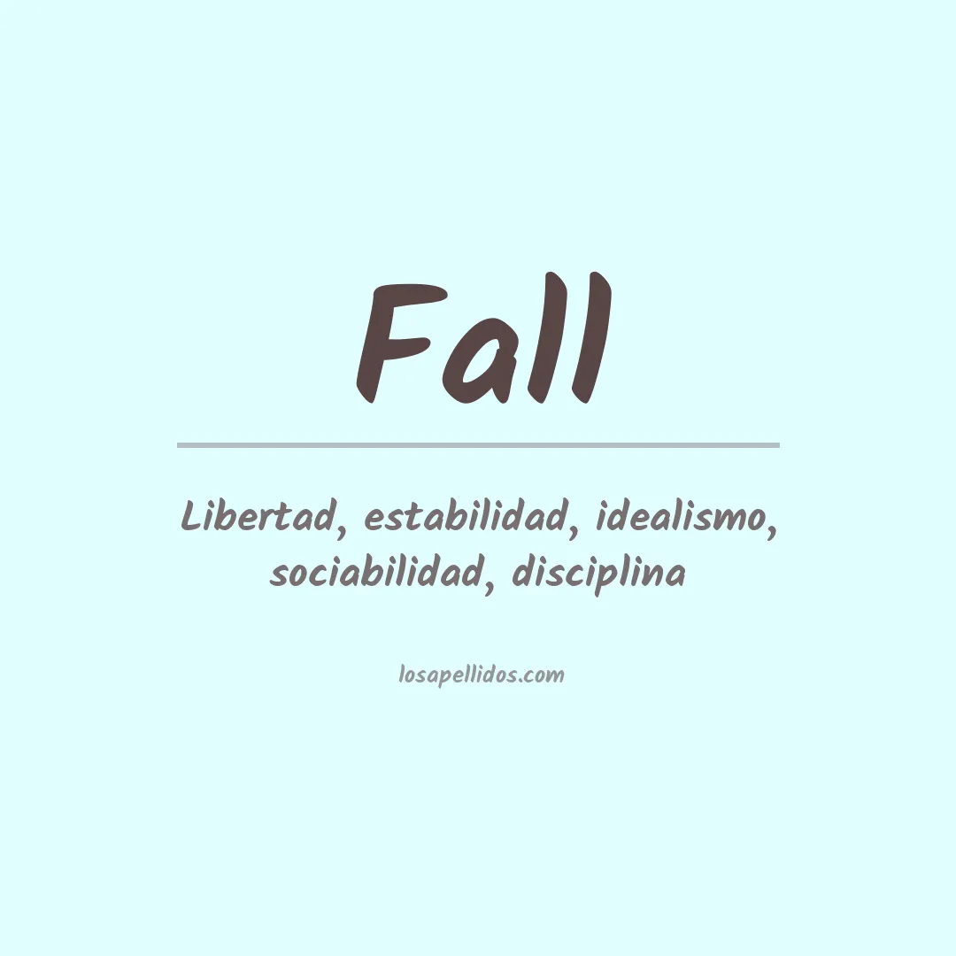 Apellido Fall
