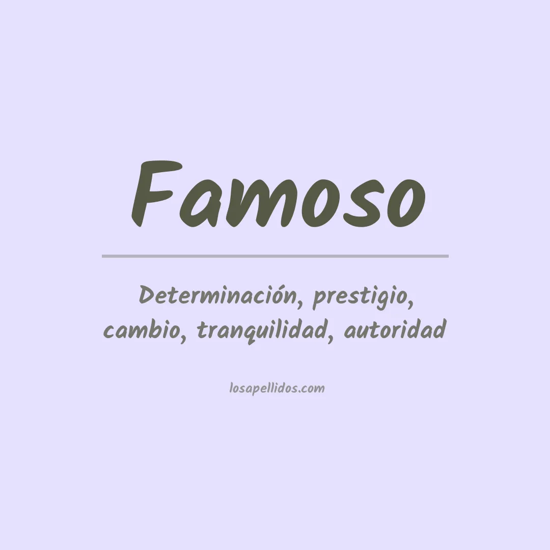 Apellido Famoso