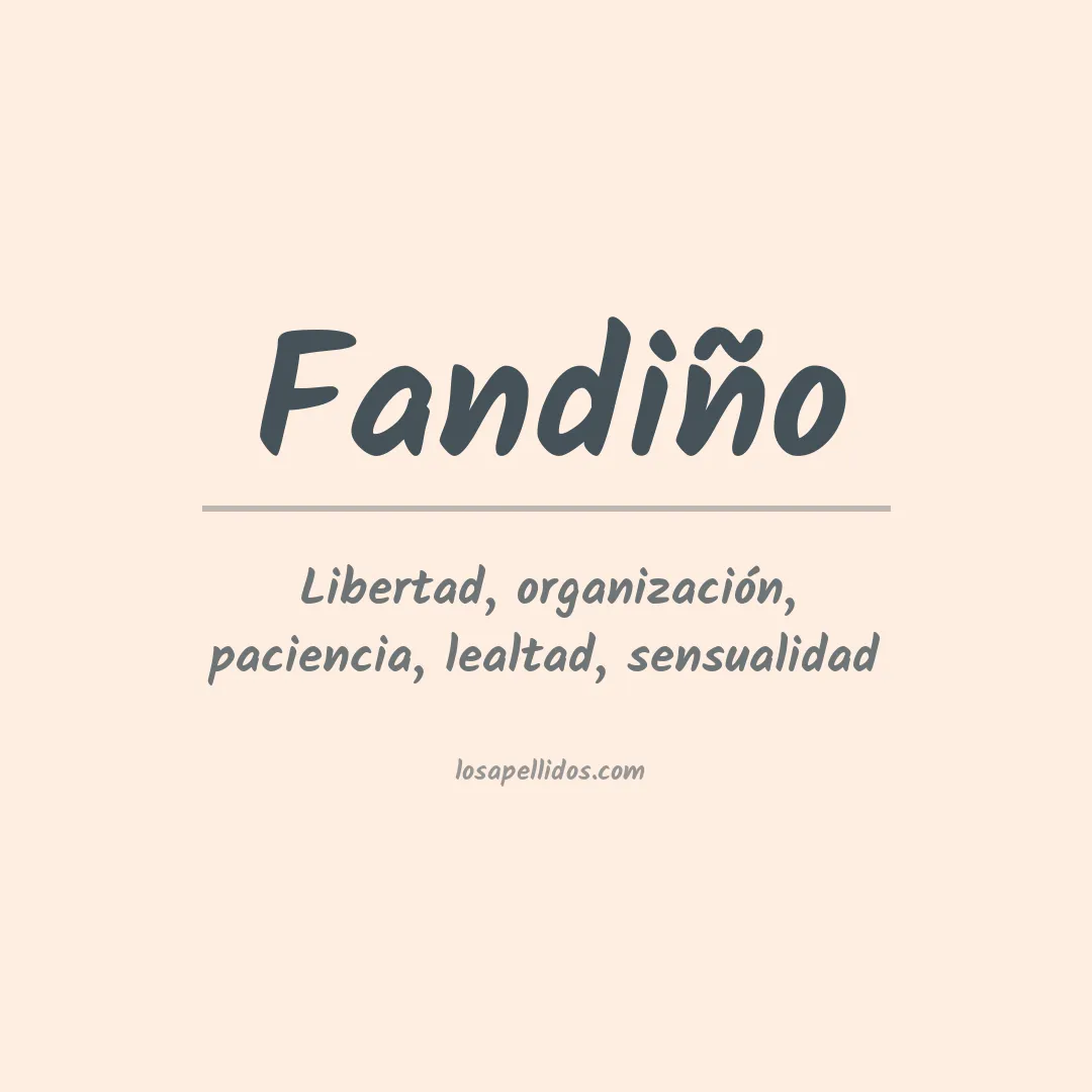 Apellido Fandiño