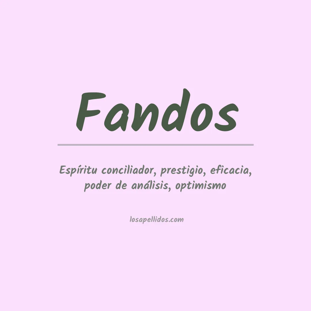 Apellido Fandos