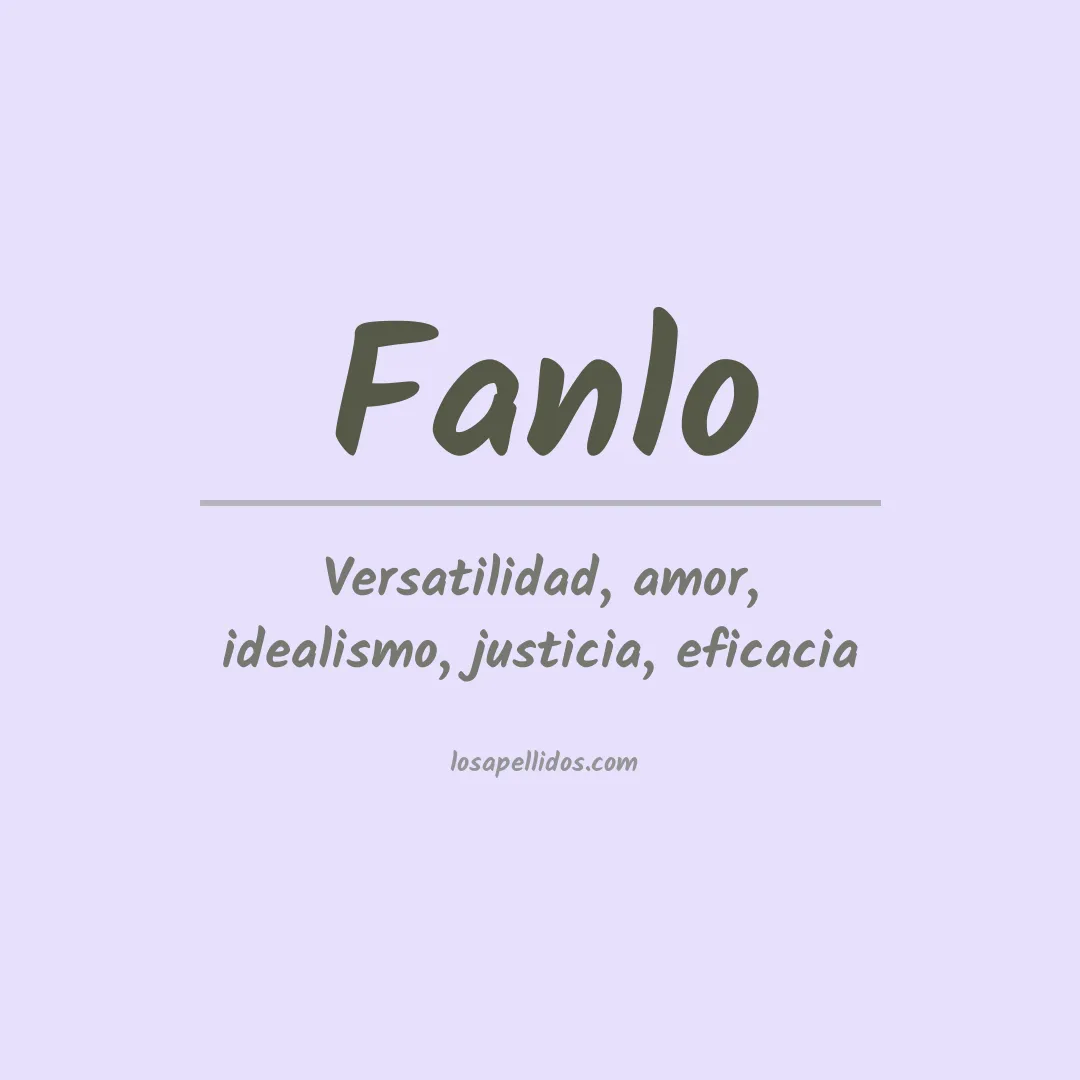 Apellido Fanlo