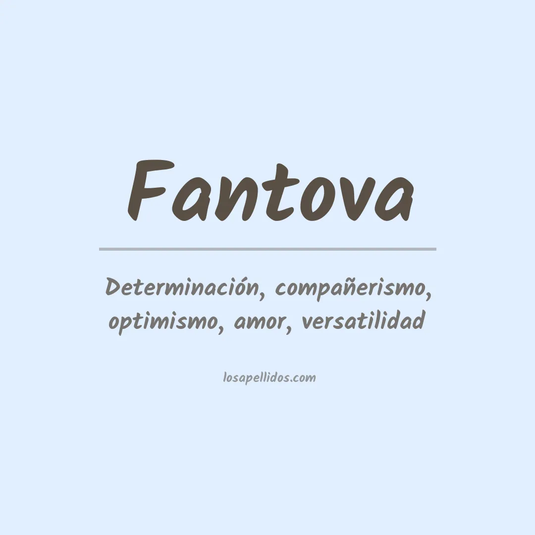 Apellido Fantova