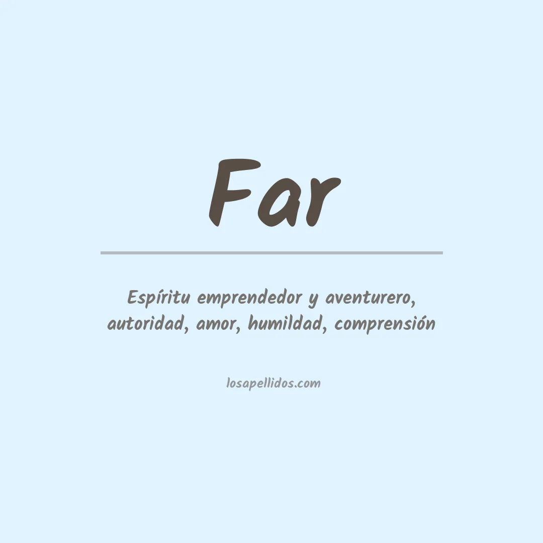 Apellido Far