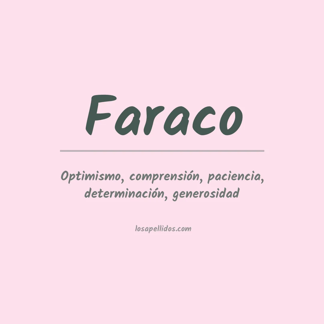 Apellido Faraco