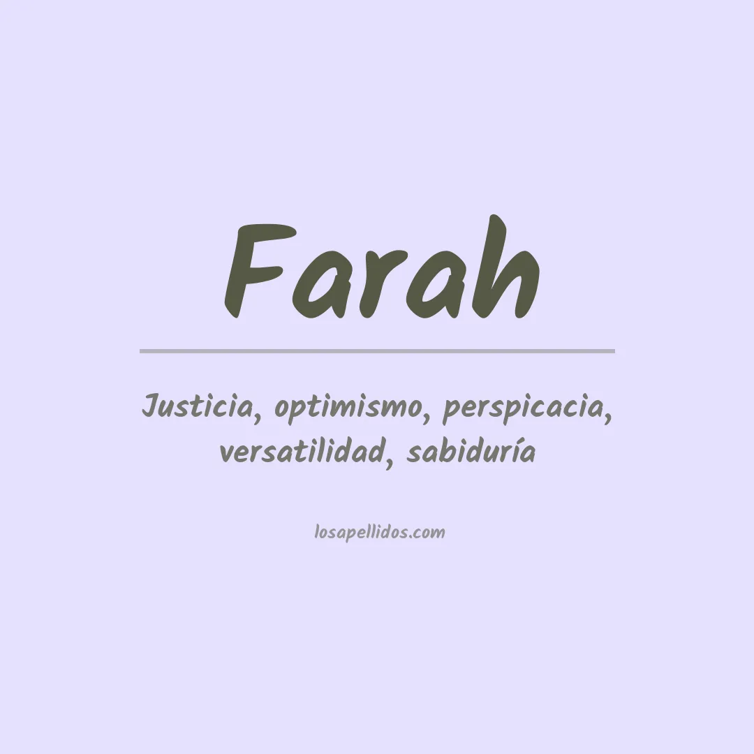 Apellido Farah