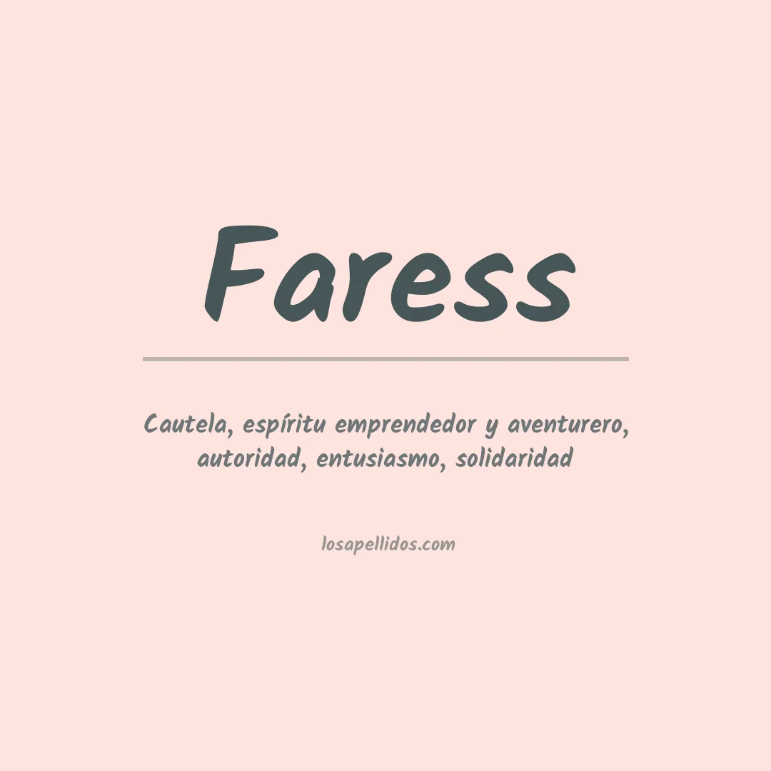 Apellido Faress